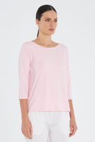 Mela Purdie - Mela Purdie Relaxed Boat Neck | Rosebud - Top - Silvermaple Boutique 