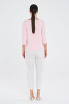 Mela Purdie - Mela Purdie Relaxed Boat Neck | Rosebud - Top - Silvermaple Boutique 