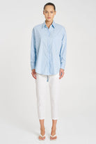 Mela Purdie - Mela Purdie Relaxed Pocket Shirt | Miami Stripe - Shirt - Silvermaple Boutique 