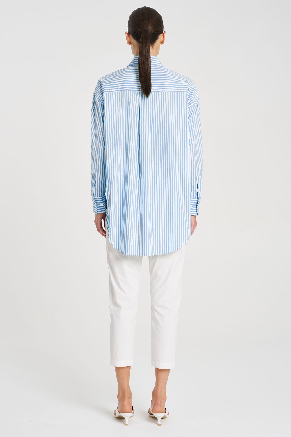 Mela Purdie - Mela Purdie Relaxed Pocket Shirt | Miami Stripe - Shirt - Silvermaple Boutique 