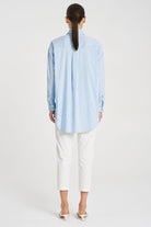 Mela Purdie - Mela Purdie Relaxed Pocket Shirt | Miami Stripe - Shirt - Silvermaple Boutique 