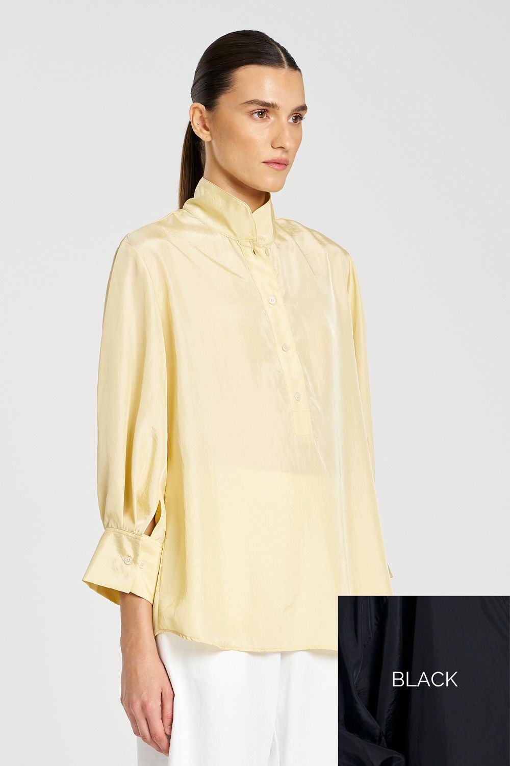 Mela Purdie - Resort Shirt | Black - Shirt - Silvermaple Boutique 