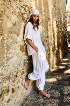 Mela Purdie - Mela Purdie Resort Shirt Mache | White - Shirt - Silvermaple Boutique 