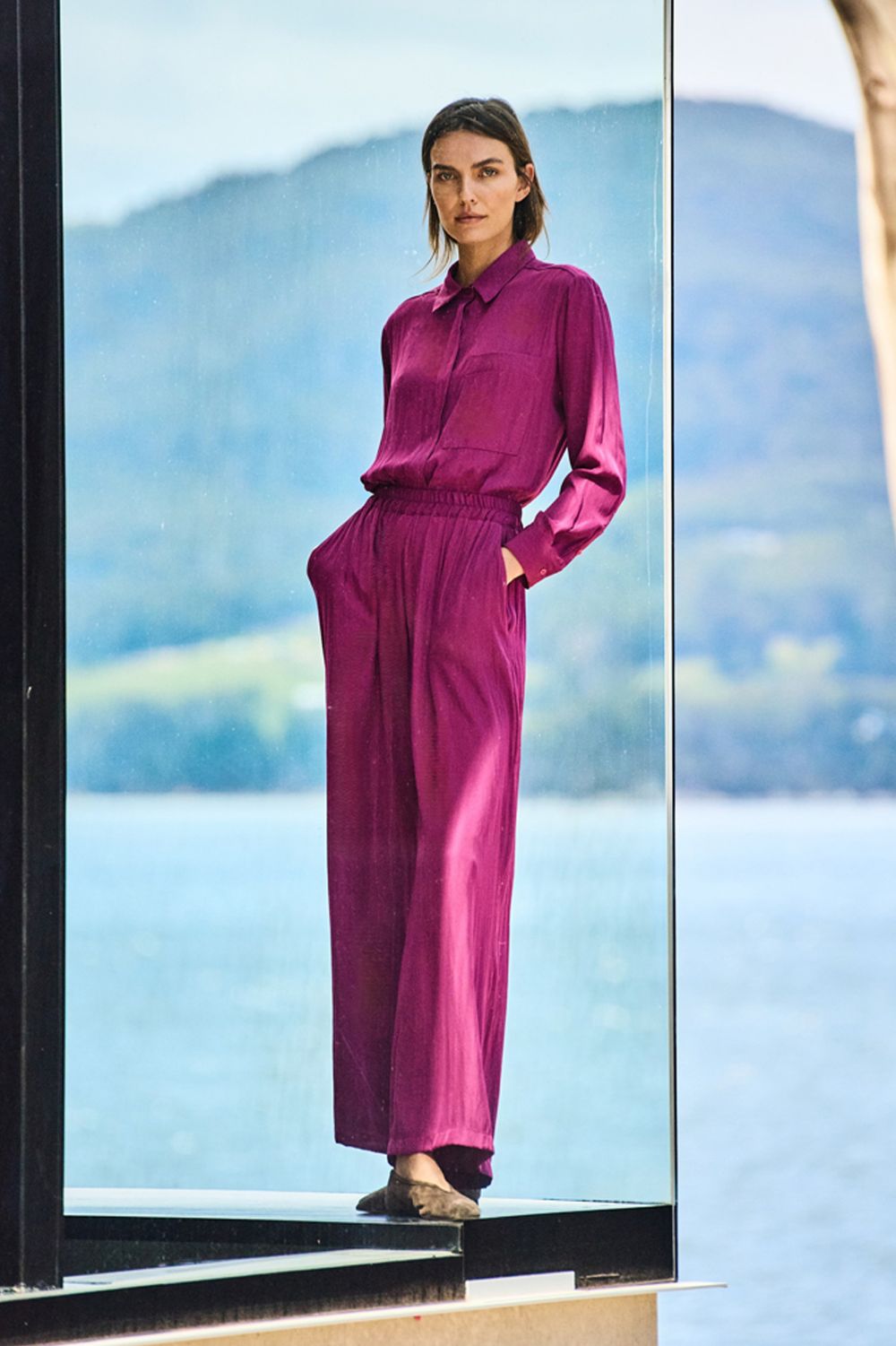 Mela Purdie - Mela Purdie Single Pocket Shirt | Mulberry - Shirt - Silvermaple Boutique 