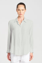 Mela Purdie - Mela Purdie Single Pocket Shirt | Oyster - Shirt - Silvermaple Boutique 