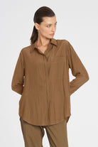 Mela Purdie - Mela Purdie Single Pocket Shirt | Tannin - Shirt - Silvermaple Boutique 