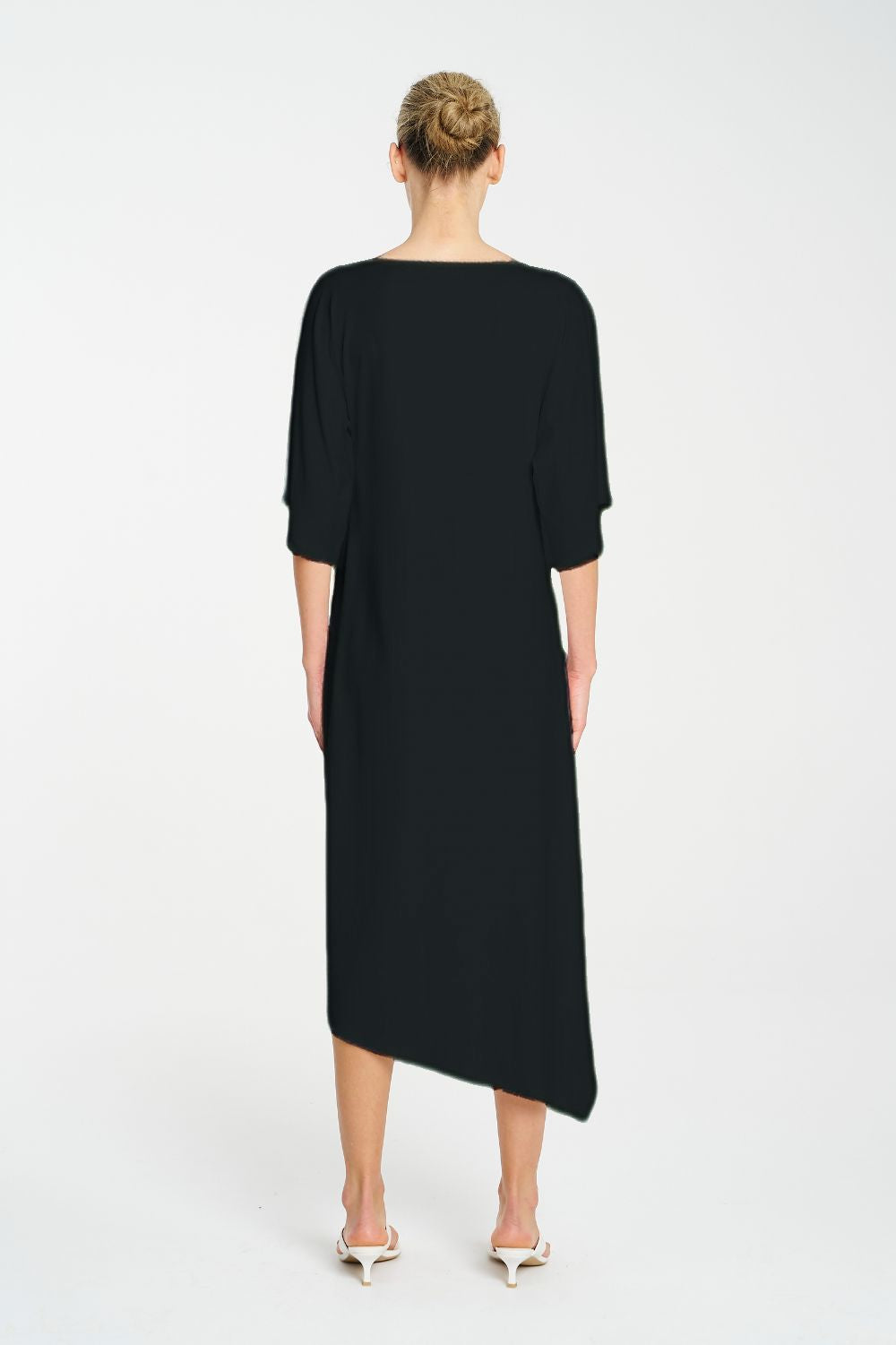 Mela Purdie - Mela Purdie Slant Dress | Black - Dress - Silvermaple Boutique 