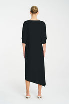 Mela Purdie - Mela Purdie Slant Dress | Black - Dress - Silvermaple Boutique 