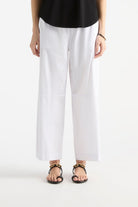 Mela Purdie - Mela Purdie Slice Pace Pant | White - Pants - Silvermaple Boutique 