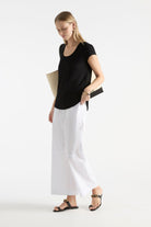 Mela Purdie - Mela Purdie Slice Pace Pant | White - Pants - Silvermaple Boutique 