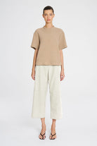 Mela Purdie - Mela Purdie Slice Pant | Ivory - Pants - Silvermaple Boutique 