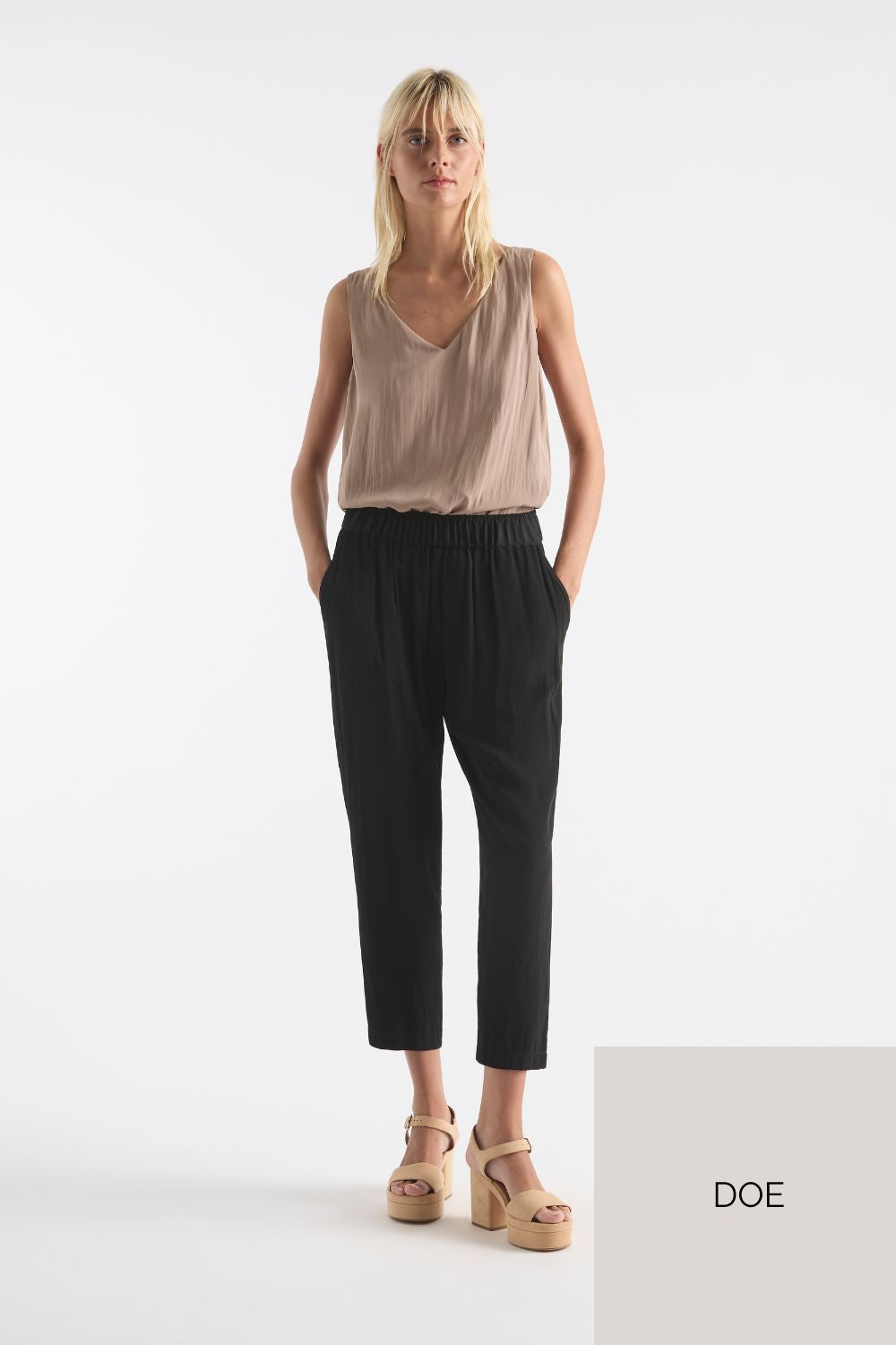 Mela Purdie - Soft Capri | Doe - Pants - Silvermaple Boutique 