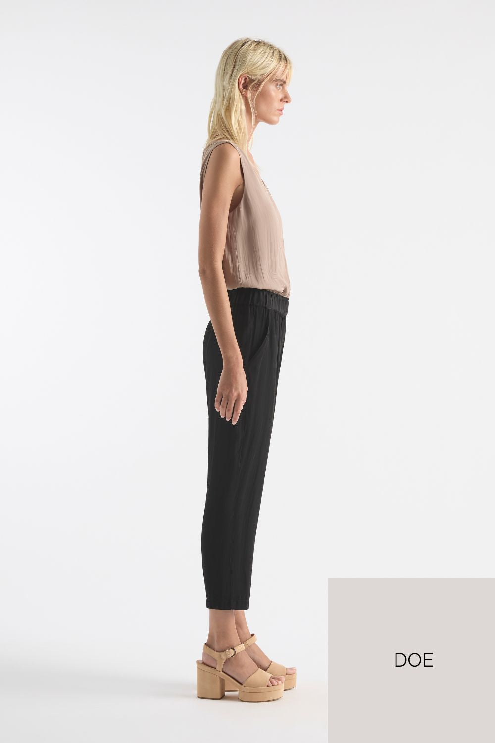 Mela Purdie - Soft Capri | Doe - Pants - Silvermaple Boutique 