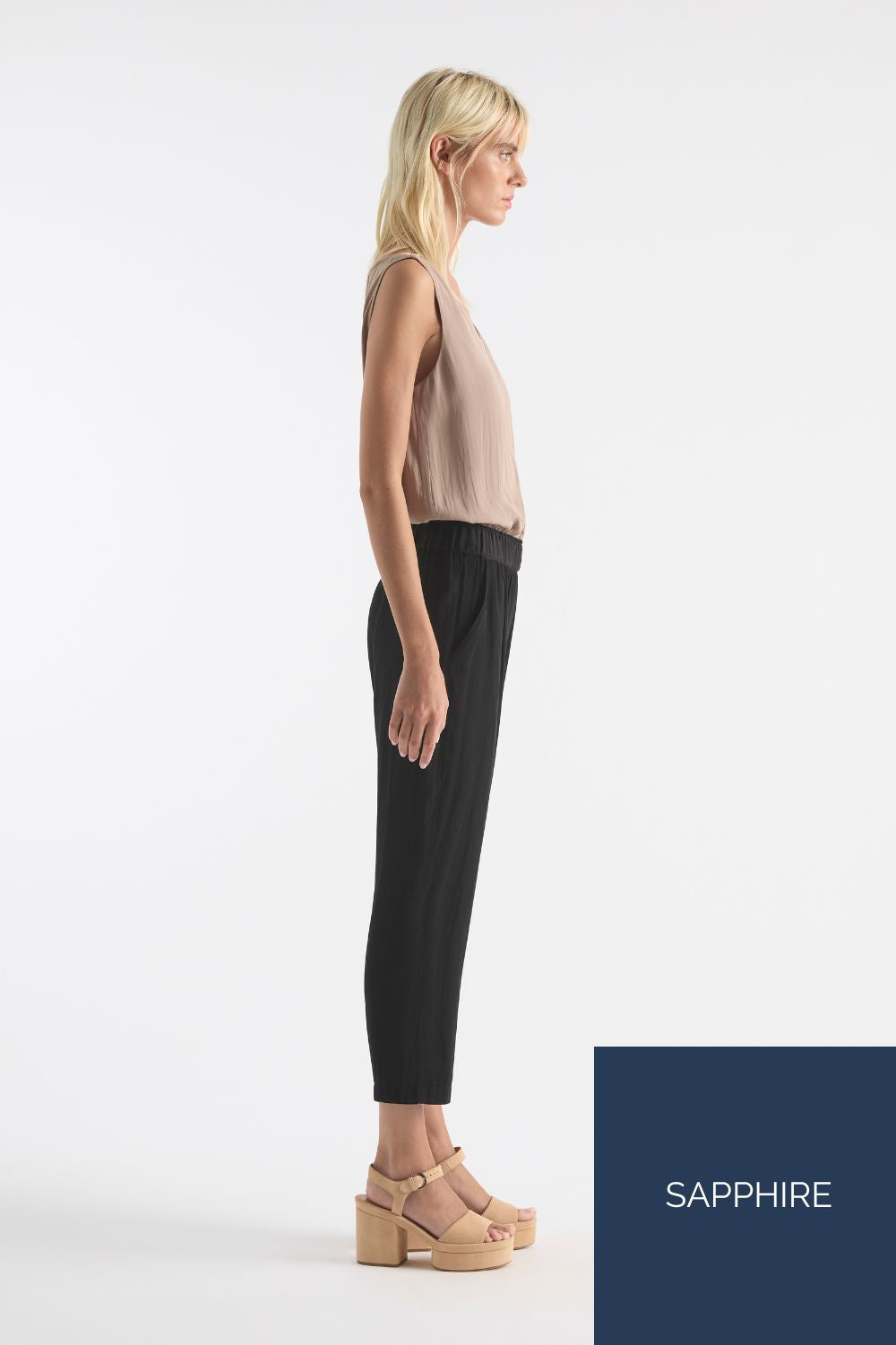 Mela Purdie - Soft Capri | Sapphire - Pants - Silvermaple Boutique 