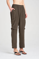 Mela Purdie - Mela Purdie Soft Cargo | Leather - Pants - Silvermaple Boutique 