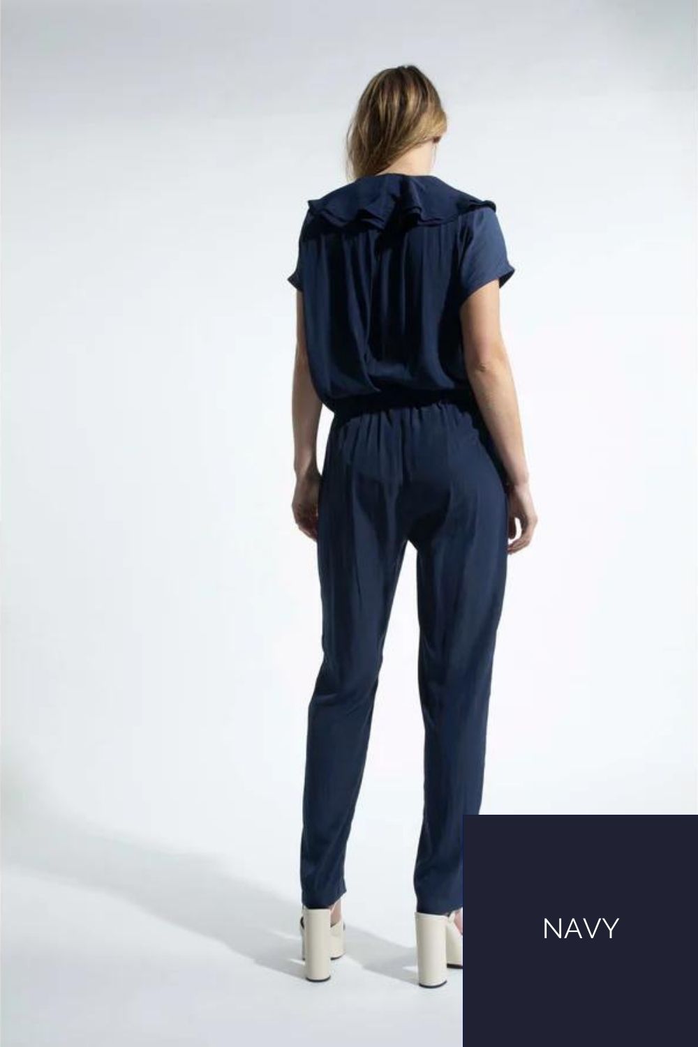 Mela Purdie - Soft Nomad Pant | Navy - Pants - Silvermaple Boutique 