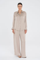 Mela Purdie - Mela Purdie Soft Shirt | Champagne - Shirt - Silvermaple Boutique 