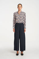 Mela Purdie - Mela Purdie Soft Shirt | Pleat Silk Print - Shirt - Silvermaple Boutique 