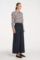 Mela Purdie - Mela Purdie Soft Shirt | Pleat Silk Print - Shirt - Silvermaple Boutique 
