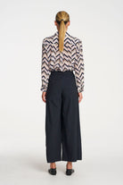Mela Purdie - Mela Purdie Soft Shirt | Pleat Silk Print - Shirt - Silvermaple Boutique 