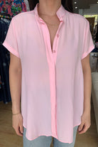 Mela Purdie - Mela Purdie Soft Stand Shirt | Rosebud - Shirt - Silvermaple Boutique 
