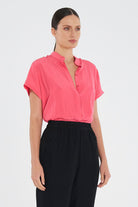 Mela Purdie - Mela Purdie Soft Stand Shirt | Paradise - Shirt - Silvermaple Boutique 