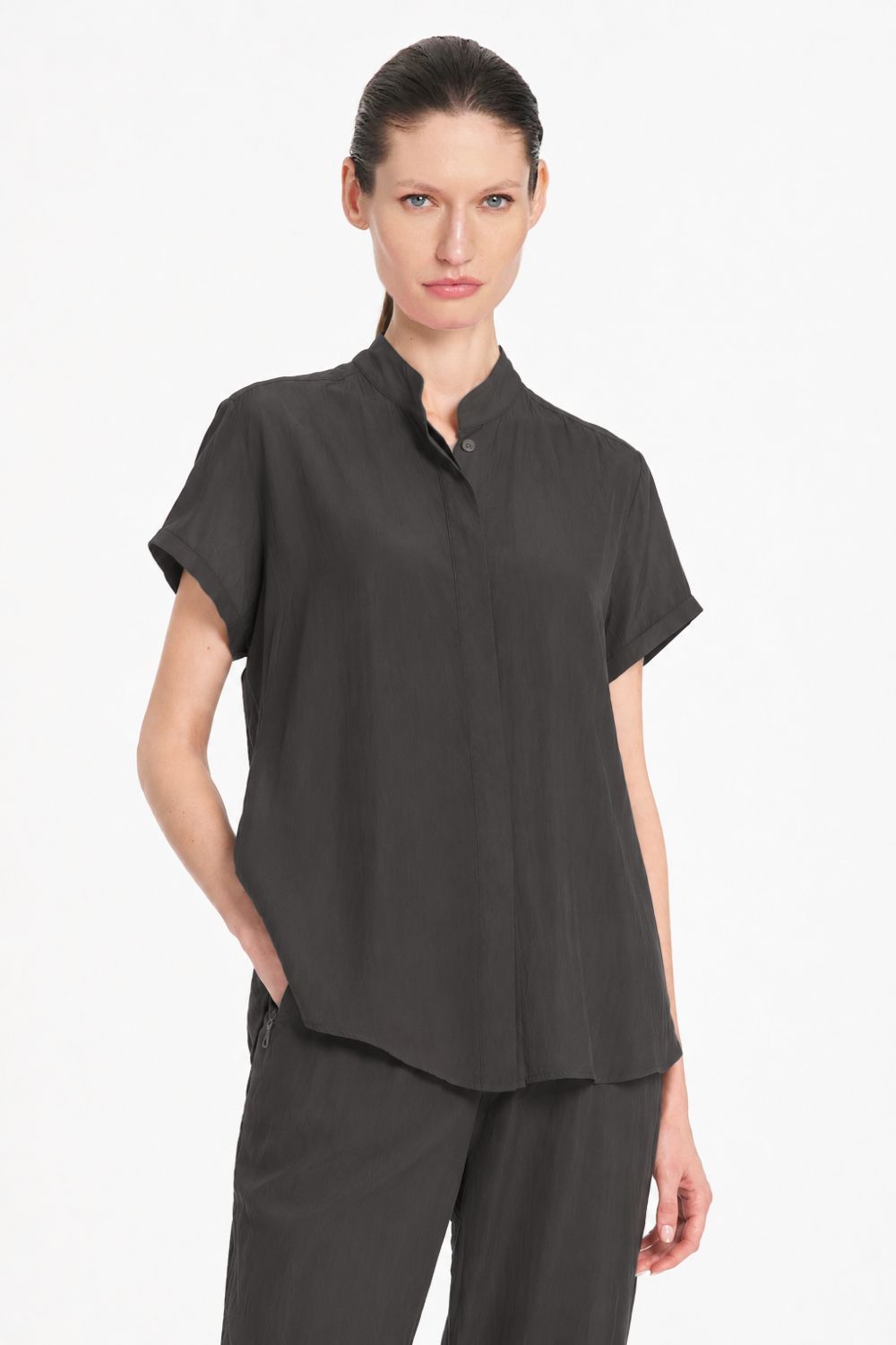 Mela Purdie - Mela Purdie Stand Shirt | Bark - Shirt - Silvermaple Boutique 