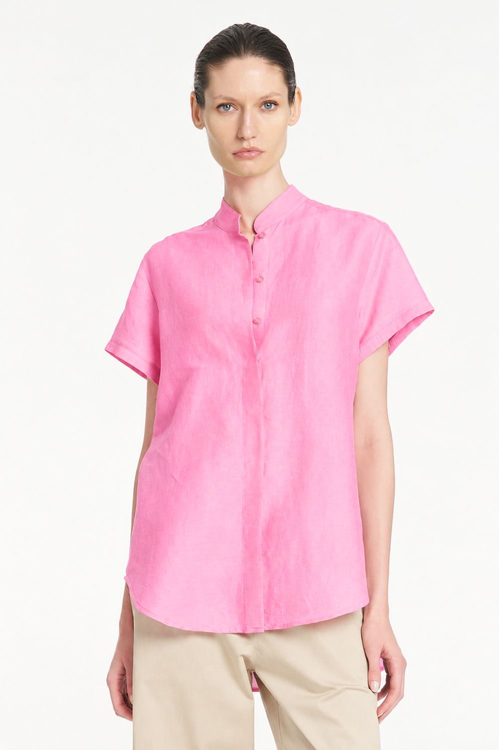 Mela Purdie - Mela Purdie Stand Shirt | Peony - Shirt - Silvermaple Boutique 