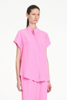 Mela Purdie - Mela Purdie Stand Shirt | Vivid Pink - Shirt - Silvermaple Boutique 