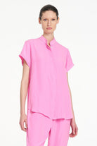 Mela Purdie - Mela Purdie Stand Shirt | Vivid Pink - Shirt - Silvermaple Boutique 