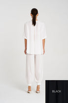 Mela Purdie - Mela Purdie Swish Plaza Top | Black - Top - Silvermaple Boutique 