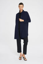 Mela Purdie - Mela Purdie Tab Funnel Jacket | True Navy - Jacket - Silvermaple Boutique 