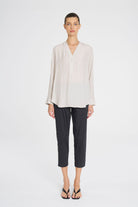 Mela Purdie - Mela Purdie Tab Shirt | Oyster - Shirt - Silvermaple Boutique 