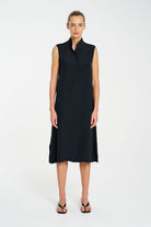 Mela Purdie - Mela Purdie Tab Slide Dress | Navy - Dress - Silvermaple Boutique 