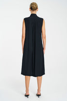 Mela Purdie - Mela Purdie Tab Slide Dress | Navy - Dress - Silvermaple Boutique 