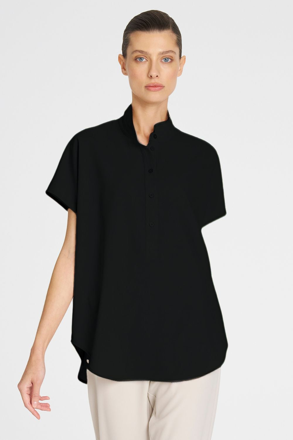 Mela Purdie - Mela Purdie Tab Stand Shell | Black - Top - Silvermaple Boutique 