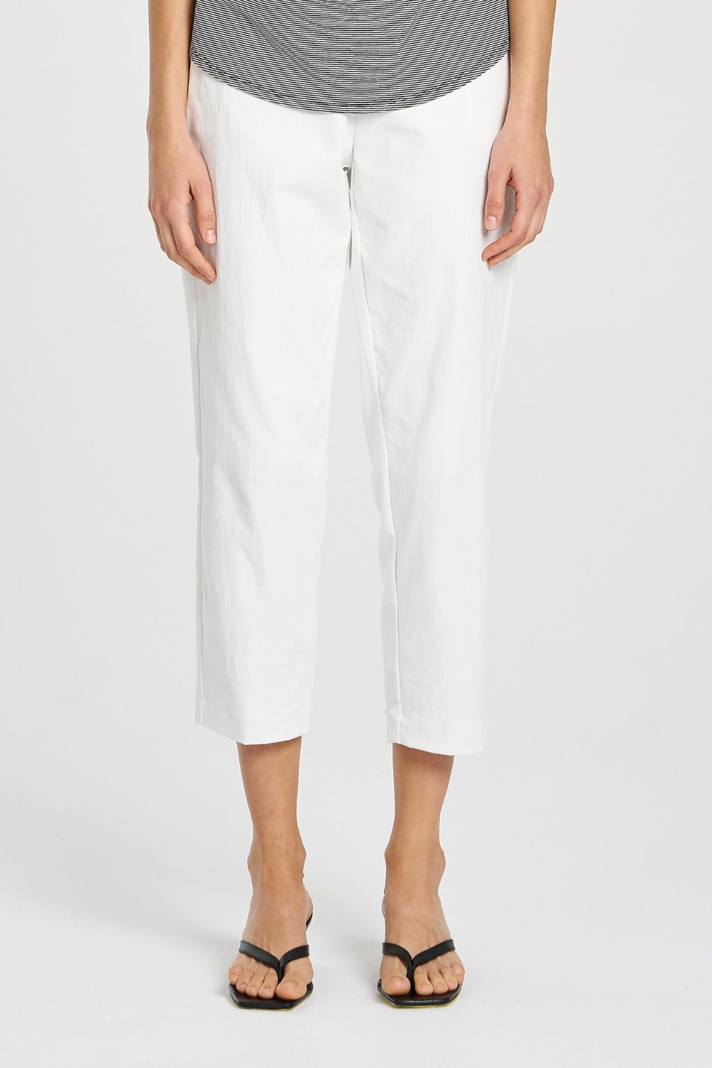 Mela Purdie - Tapered Flat Pant | Ivory - Pants - Silvermaple Boutique 