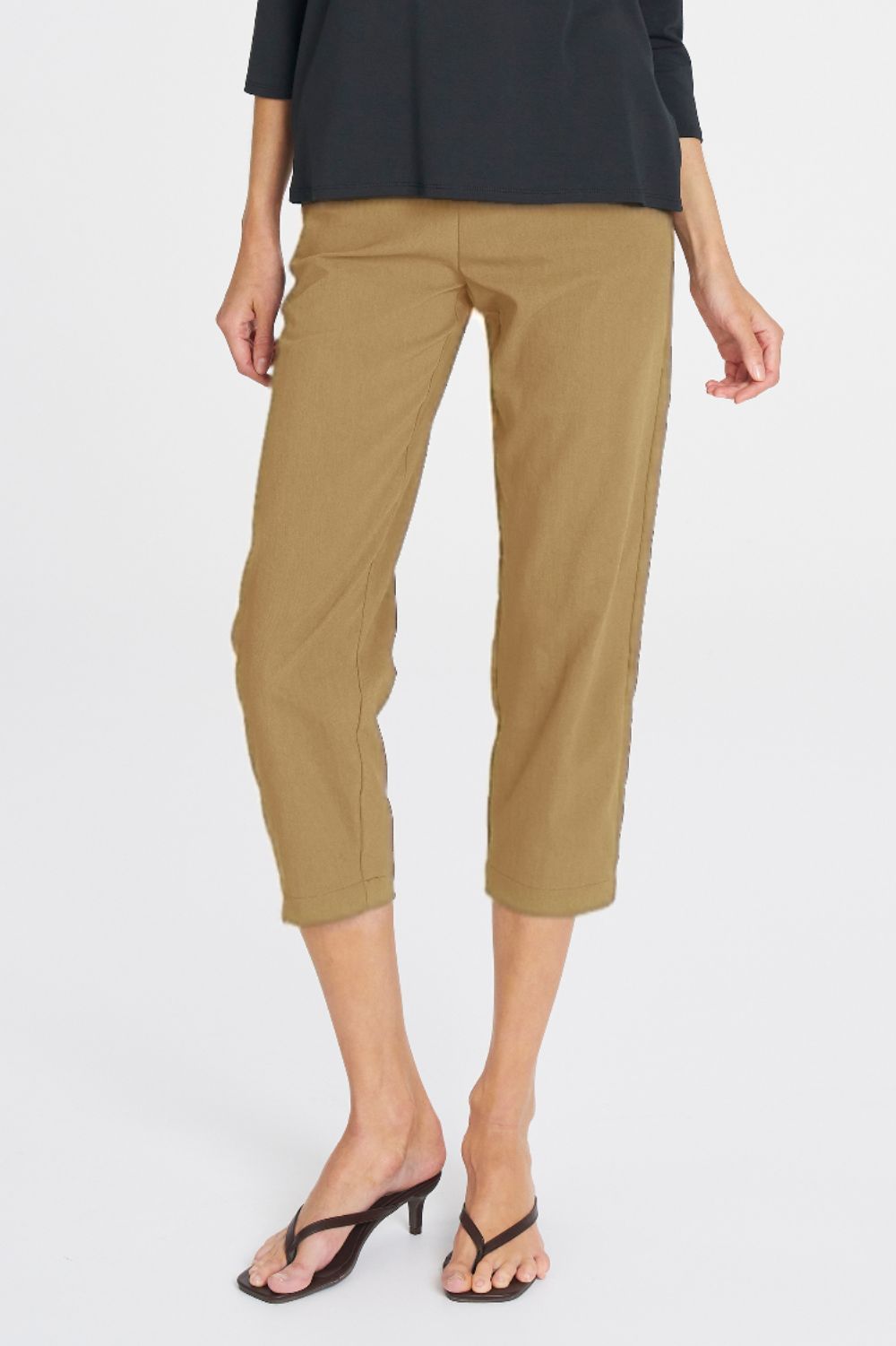 Mela Purdie - Mela Purdie Tapered Flat Pant | Trench - Pants - Silvermaple Boutique 