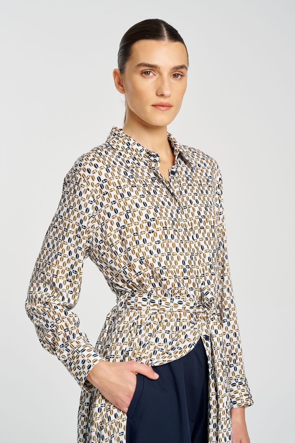 Mela Purdie - Mela Purdie Tie Shirt Dress | Pendant - Dress - Silvermaple Boutique 