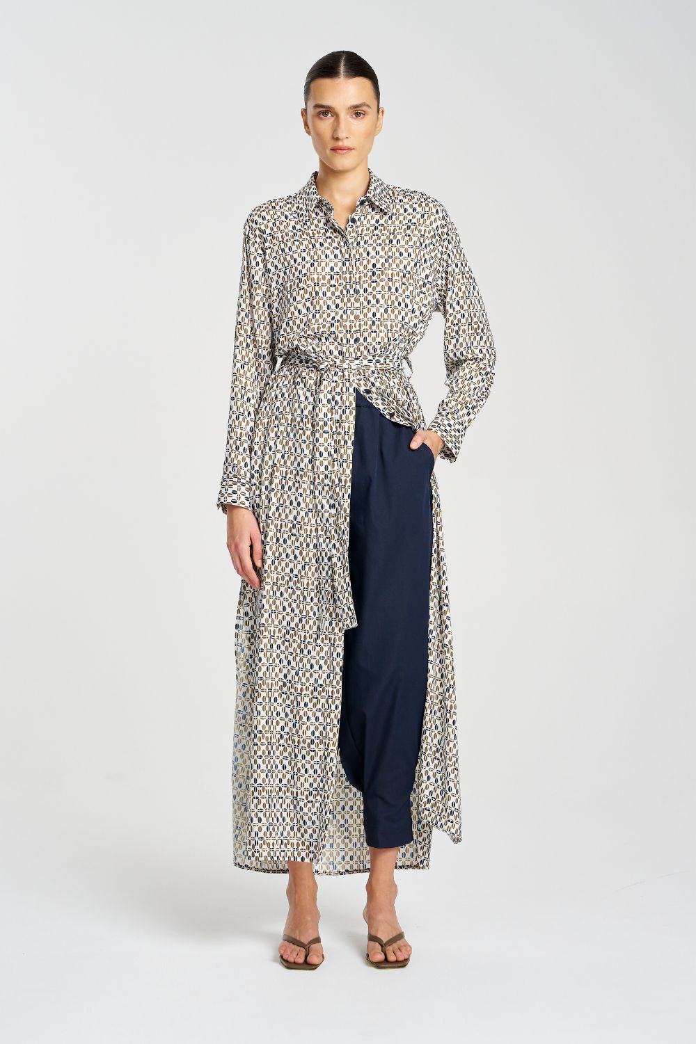 Mela Purdie - Mela Purdie Tie Shirt Dress | Pendant - Dress - Silvermaple Boutique 
