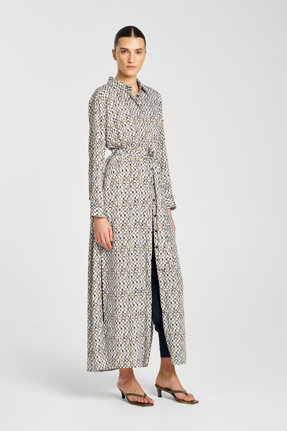 Mela Purdie - Mela Purdie Tie Shirt Dress | Pendant - Dress - Silvermaple Boutique 