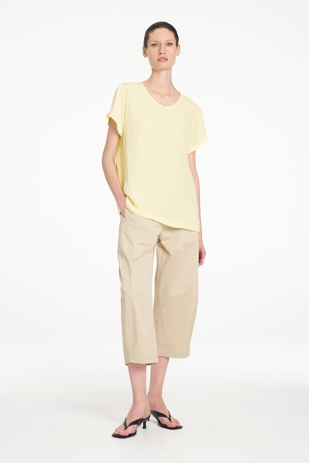 Mela Purdie - Mela Purdie Travel T | Lemon - Top - Silvermaple Boutique 