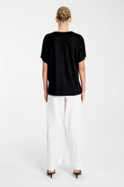 Mela Purdie - Mela Purdie Wedge Shell | Black - Top - Silvermaple Boutique 