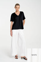 Mela Purdie - Mela Purdie Wedge Shell | White - Top - Silvermaple Boutique 