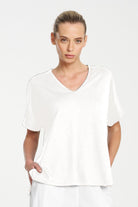 Mela Purdie - Mela Purdie Wedge Shell | White - Top - Silvermaple Boutique 