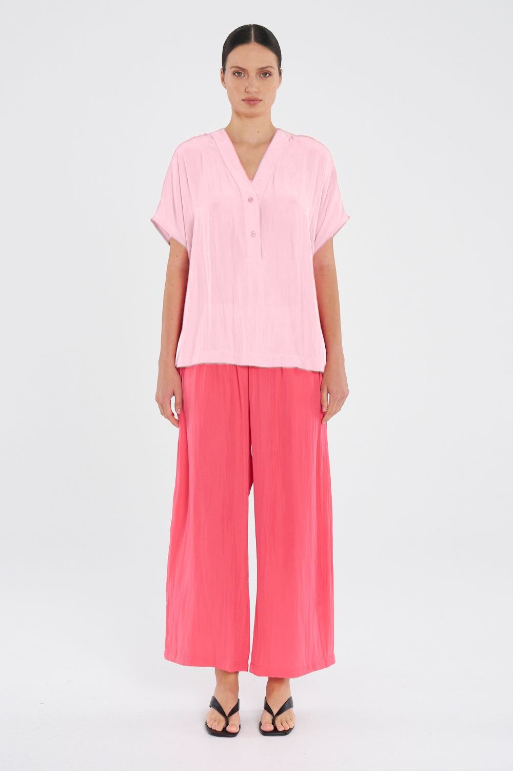 Mela Purdie - Mela Purdie Wedge Tab Shell | Rosebud - Top - Silvermaple Boutique 