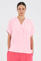 Mela Purdie - Mela Purdie Wedge Tab Shell | Rosebud - Top - Silvermaple Boutique 