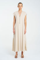 Mela Purdie - Mela Purdie Zip Slice Dress | Biscotti - Dress - Silvermaple Boutique 