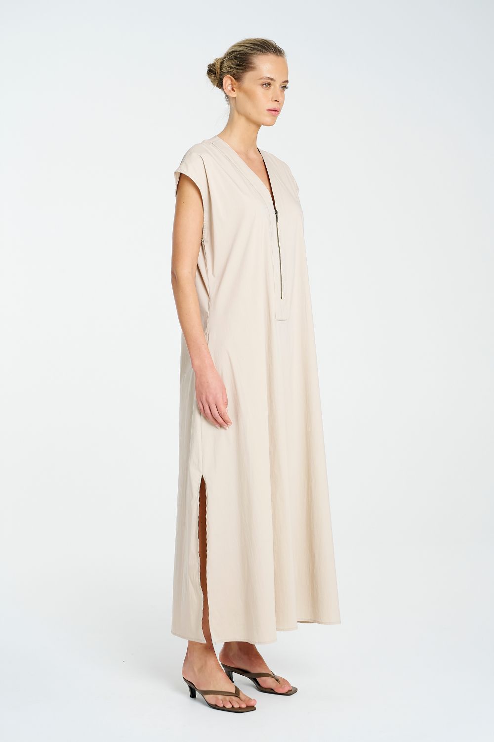 Mela Purdie - Mela Purdie Zip Slice Dress | Biscotti - Dress - Silvermaple Boutique 