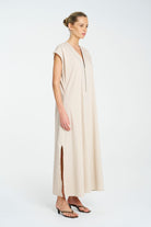 Mela Purdie - Mela Purdie Zip Slice Dress | Biscotti - Dress - Silvermaple Boutique 